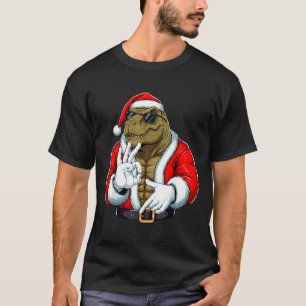 Funny Six Seven 67 Meme T-rex Christmas Men Boys T T-Shirt