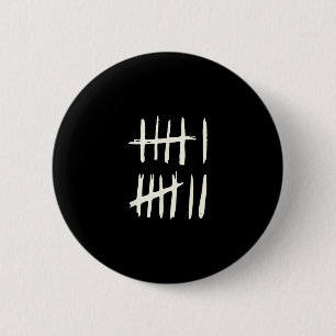 Funny Six Seven 67 Meme Tally Marks 6 7 Numbers Cm Round Badge