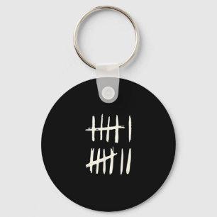 Funny Six Seven 67 Meme Tally Marks 6 7 Numbers  Key Ring