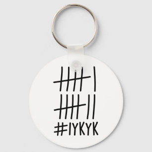 Funny Six Seven 67 Meme Tally Marks If You Know Yo Key Ring