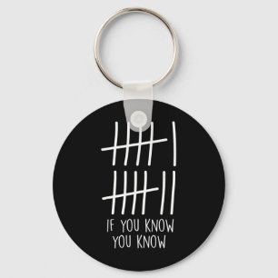 Funny Six Seven 67 Meme Tally Marks If You Know Yo Key Ring