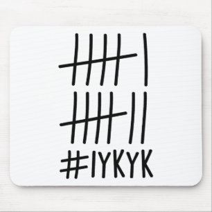 Funny Six Seven 67 Meme Tally Marks If You Know Yo Mouse Mat
