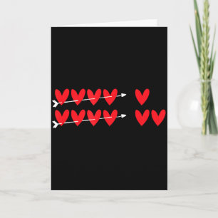 Funny Six Seven 67 Meme Valentines Tally Marks 6 7 Card
