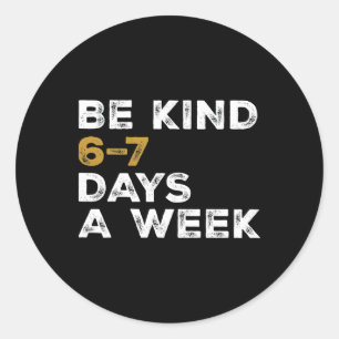 Funny Six Seven 67 Teacher Classic Round Sticker