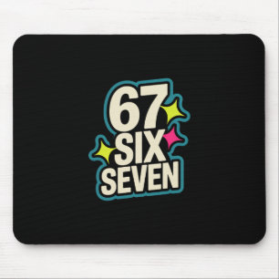 Funny Six Seven 6 7 Meme 1 Mouse Mat