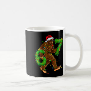 Funny Six Seven 6 7 Meme Bigfoot Christmas Shirts Coffee Mug