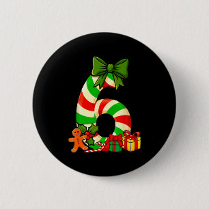 Funny Six Seven 6 7 Meme Couple Christmas For Men 6 Cm Round Badge