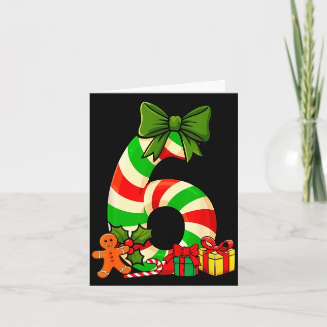 Funny Six Seven 6 7 Meme Couple Christmas For Men  Card (Front)