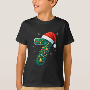 Funny Six Seven 6 7 Meme Design Couples Christmas T-Shirt