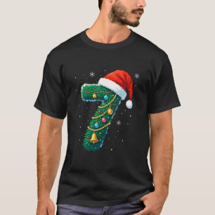 Funny Six Seven 6 7 Meme Design Couples Christmas  T-Shirt