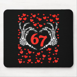 Funny Six Seven 6 7 Meme For Men Women Kids Valent Mouse Mat
