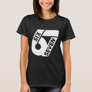 Funny Six Seven 6 7 Meme Gen Alpha 6 7 Meme School T-Shirt