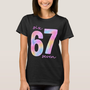 Funny Six Seven 6 7 Meme Gen Alpha Slang 67 Kids G T-Shirt