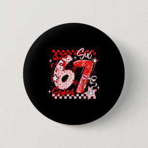 Funny Six Seven 6 7 Meme Men Women Kids Valentine  Cm Round Badge
