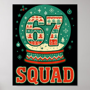 Funny Six Seven 6 7 Meme Poster