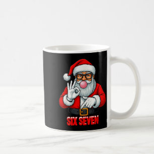 Funny Six Seven 6 7 Meme Santa Christmas Shirt Men Coffee Mug