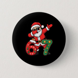 Funny Six Seven 6 7 Meme Santa Dab Christmas Dabbi Cm Round Badge