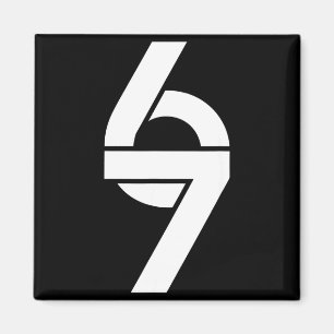 Funny Six Seven 6 7 Meme Saying Gen Alpha Slang Magnet