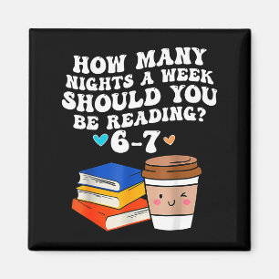 Funny Six Seven 6 7 Meme Teacher Reading 6-7 67 St Magnet