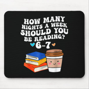 Funny Six Seven 6 7 Meme Teacher Reading 6-7 67 St Mouse Mat