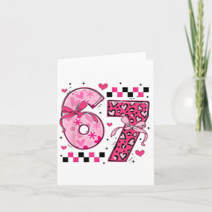 Funny Six Seven 6 7 Meme Valentine For Men Women K Card