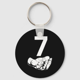 Funny Six Seven Gen Alpha Slang Meme 6 7 Matching Key Ring