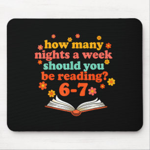 Funny Six Seven Meme 6 7 Teacher Book Reading 6 7 Mouse Mat