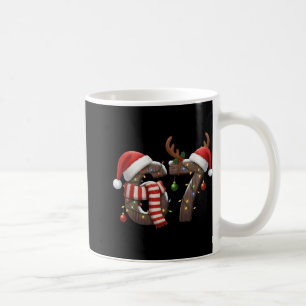 Funny Six Seven Meme 6-7 Xmas 67 Christmas Lights Coffee Mug