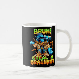 Funny Six Seven Meme - Bruh Steal A Brainrot - Fun Coffee Mug