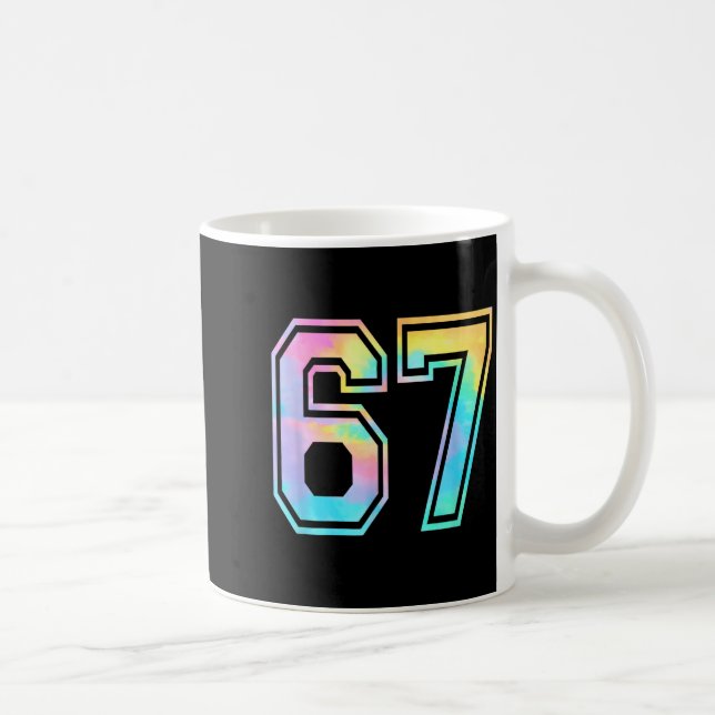 Funny Six Seven Meme Gen Alpha Slang  Coffee Mug (Right)