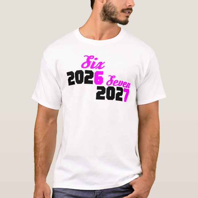 Funny Six Seven Meme T-Shirt (Front)