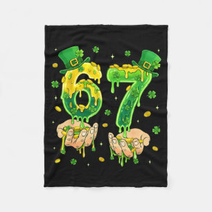 Funny six seven st patricks day shirts youth boys fleece blanket