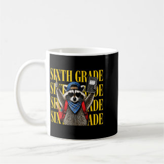 Funny Sixth Grade Teacher Fvibesl Racoon Back To Coffee Mug