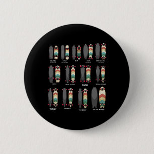 Funny Skateboard Art For Teens Boys Girls Skateboa 6 Cm Round Badge