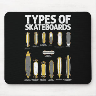 Funny Skateboard Art For Teens Boys Girls Skateboa Mouse Mat