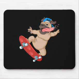 Funny Skateboarding Art For Boys Men Skate Skatebo Mouse Mat