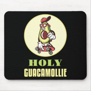 Funny Skateboarding Avocado Cool Skater Skateboard Mouse Mat