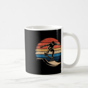 Funny Skateboarding Shirt Vintage Retro Skateboard Coffee Mug