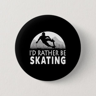 Funny Skating 6 Cm Round Badge