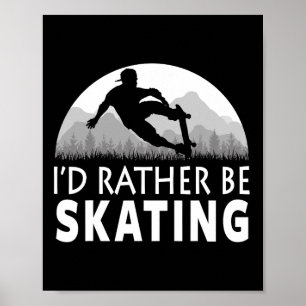 Funny Skating Poster