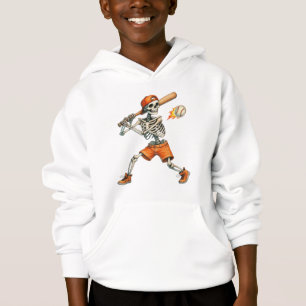 Funny Skeleton batting Baseball Halloween T-Shirt