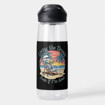 Funny Skeleton Beach Chill Design 