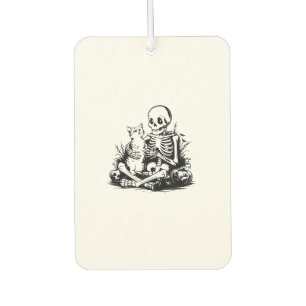 Funny Skeleton Cat Skull Kitty Cute Cat Goth Hallo Car Air Freshener