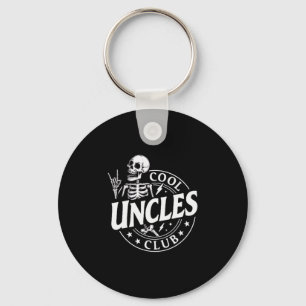 Funny Skeleton Cool Uncles Club New Uncle Men  Key Ring