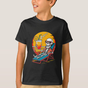 Funny Skeleton Cruise Cruising Ship Vacation T-Shirt