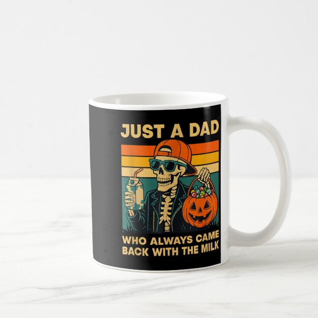 Funny Skeleton Dad Quote Retro Gift For Father’s D Coffee Mug (Right)