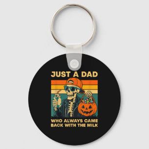 Funny Skeleton Dad Quote Retro Gift For Father’s D Key Ring