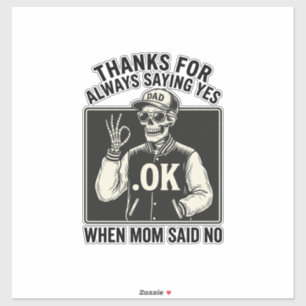 Funny Skeleton Dad Saying Yes Vintage T-Shirt Desi