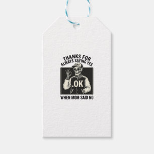 Funny Skeleton Dad Saying Yes Vintage T-Shirt Desi Gift Tags