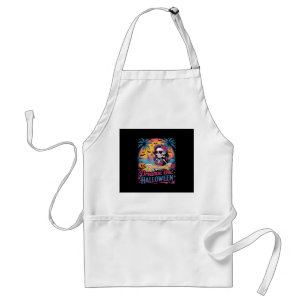Funny Skeleton Dreamin' 'Bout Halloween Summerween Standard Apron